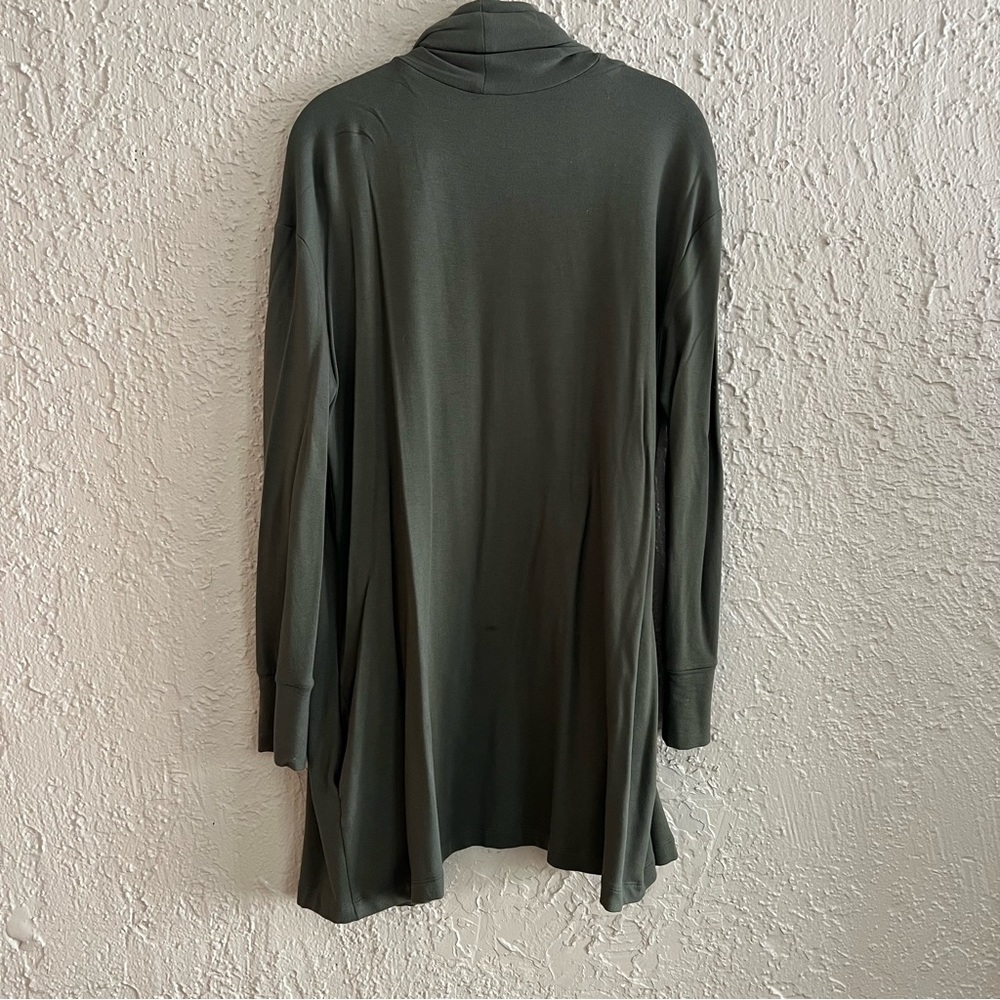 ⭐️ Daily Ritual Green Open-Front Cardigan Sweater - Picture 2 of 5
